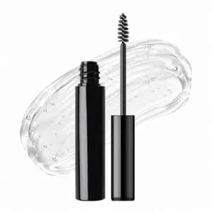 Clear brow gel and spoolie brush