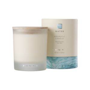 CANDLES ZENTS "WATER" with Transparent background