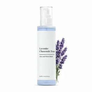 Lavender chamomile toner with aloe and witch hazel.