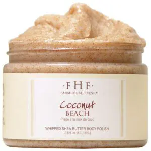 Coconut beach body butter.