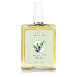 Farmhouse Fresh Juniper Ale body oil bottle