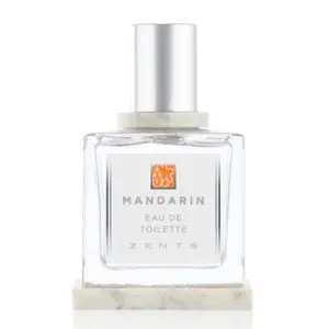 A bottle of mandarin eau de toilette.