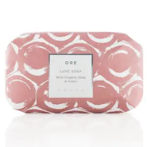 Ore luke soap with organic shea butter.
