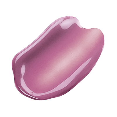 Pink nail polish swatch with glossy finish.