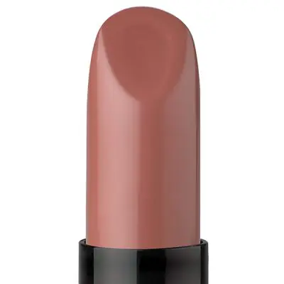 Brown lipstick with black base.