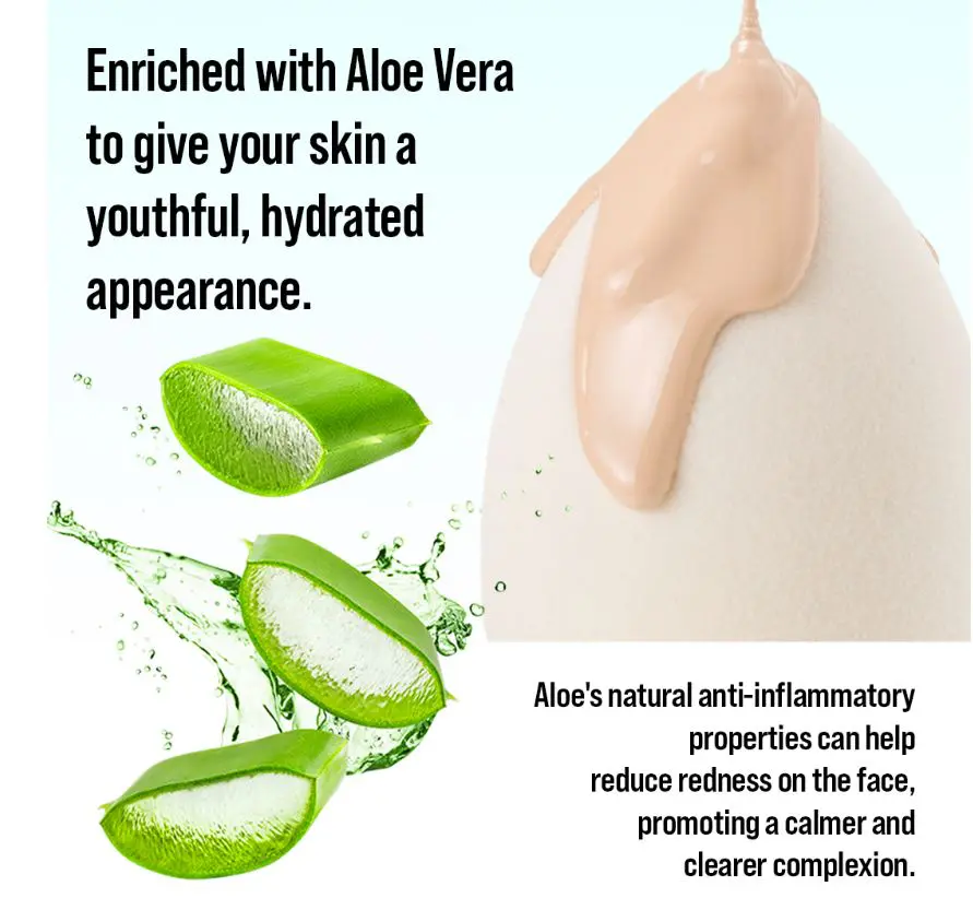 Aloe vera skincare product with moisturizer.