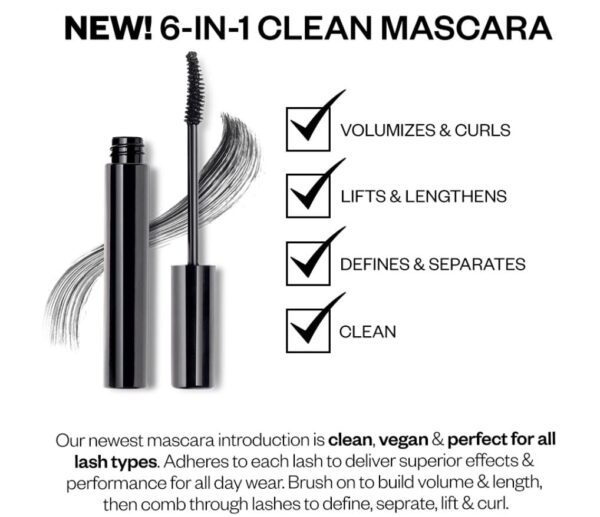 New 6 in 1 clean mascara.