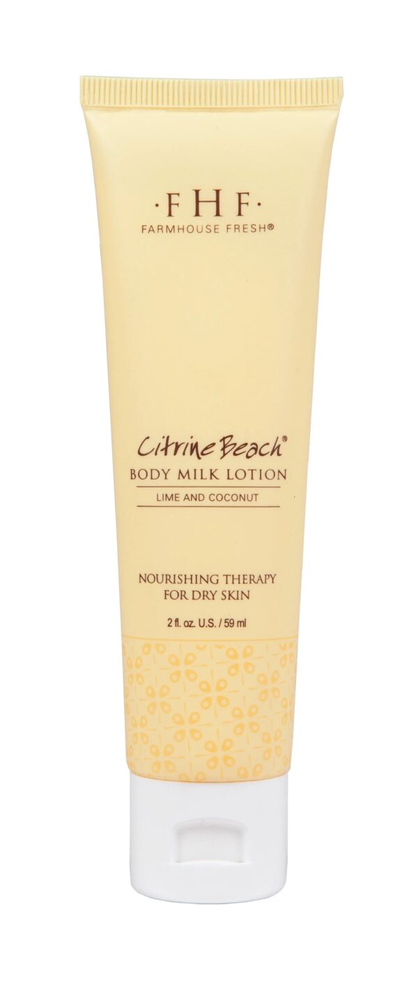 A tube of eh's calendula & chamomile body lotion.