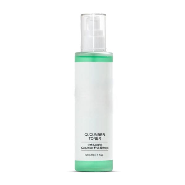 Cucumber Toner with Natural Cucumber Fruit Extract.