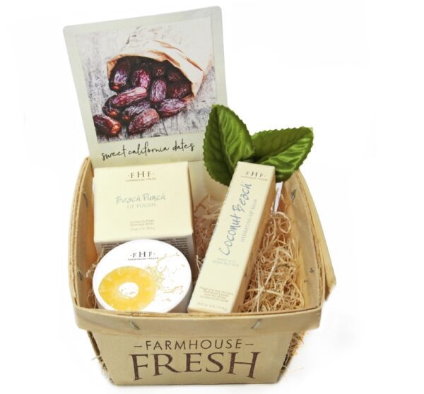 Farm house fresh gift basket.