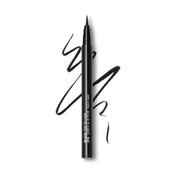 A black eyeliner on a white background.