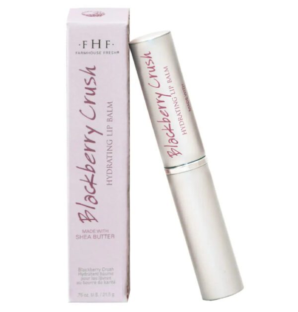 The Farmhouse Fresh Blackberry Crush Hydrating Lip Balm.