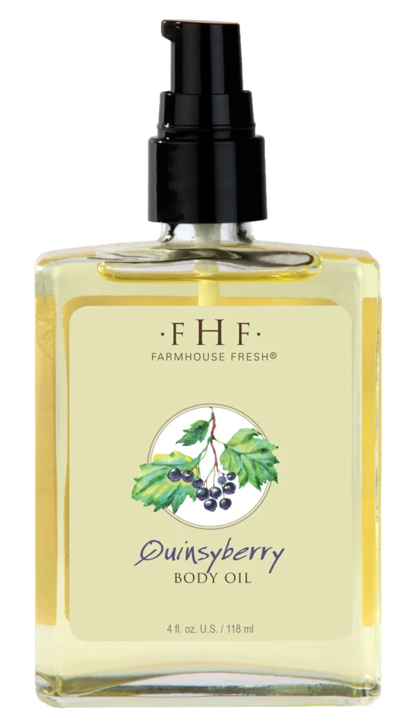 Quinsyberry body oil by Farmhouse Fresh.