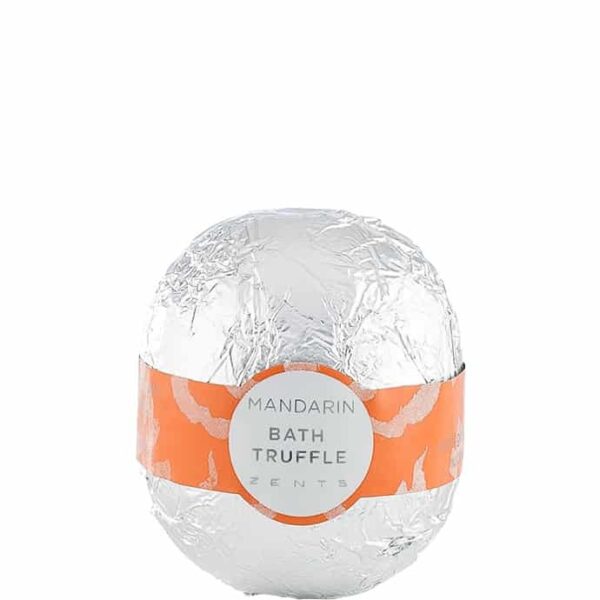 Mandarin bath truffle.